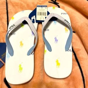 Sz~8/9 NWT Authenticated Polo by Ralph Lauren Womens/Unisex Flip Flops-men’s~7.5